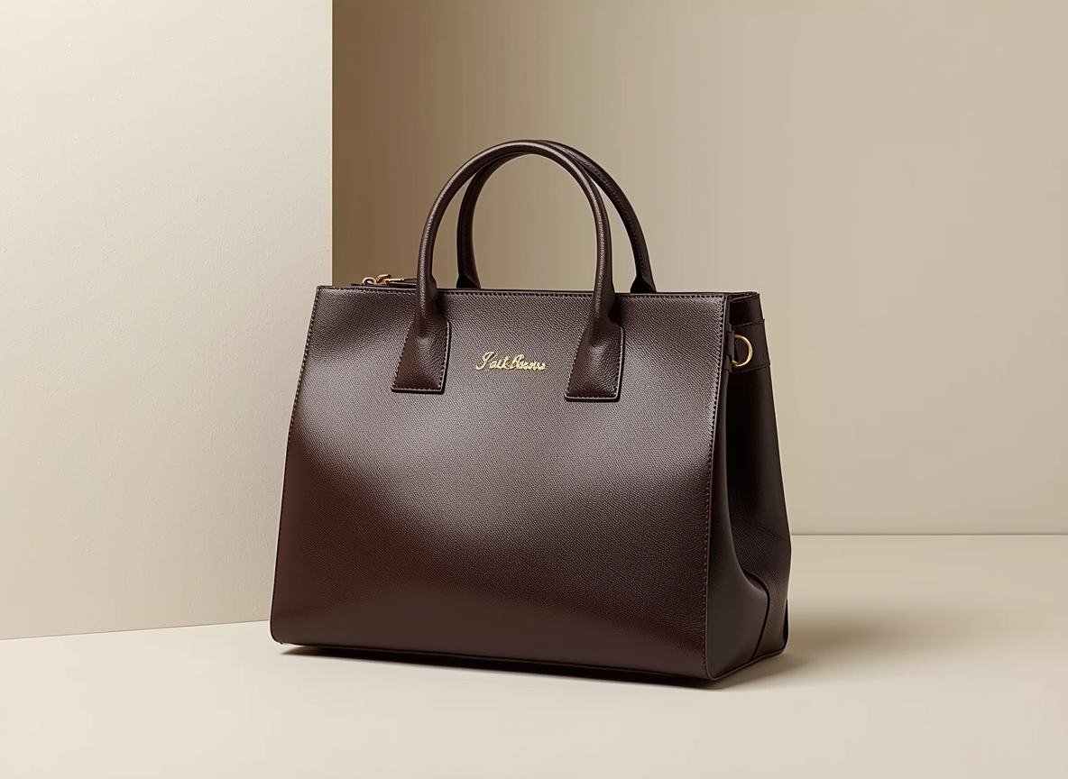 Designer Veske i Italiensk Lær